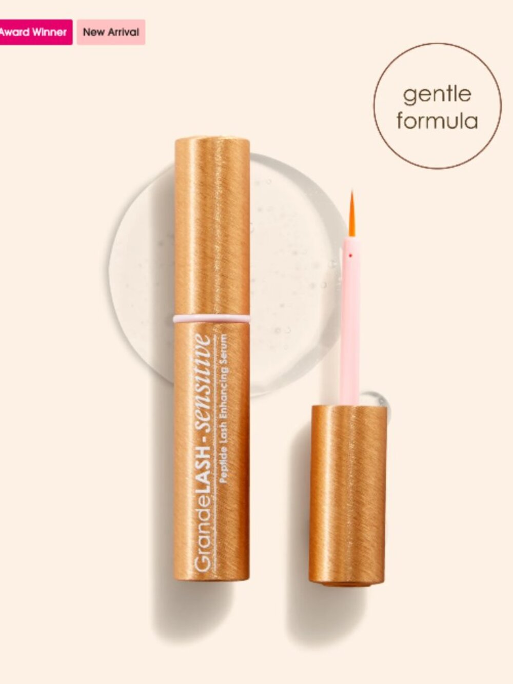 NWT Grande Cosmetics GrandeLASH Sensitive Lash Serum 6 Week Supply